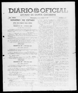 Diário Oficial do Estado de Santa Catarina. Ano 28. N° 6920 de 31/10/1961
