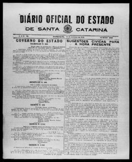 Diário Oficial do Estado de Santa Catarina. Ano 9. N° 2362 de 14/10/1942