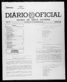Diário Oficial do Estado de Santa Catarina. Ano 57. N° 14566 de 13/11/1992