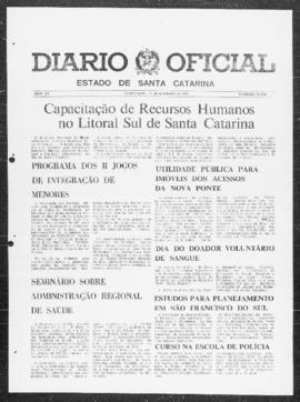 Diário Oficial do Estado de Santa Catarina. Ano 40. N° 10120 de 21/11/1974