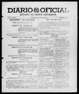 Diário Oficial do Estado de Santa Catarina. Ano 29. N° 7060 de 30/05/1962