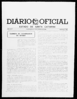 Diário Oficial do Estado de Santa Catarina. Ano 47. N° 11786 de 14/08/1981