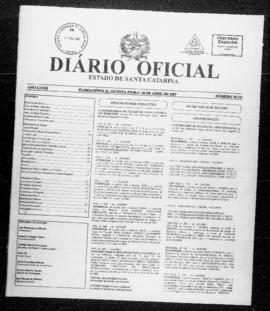 Diário Oficial do Estado de Santa Catarina. Ano 73. N° 18111 de 26/04/2007