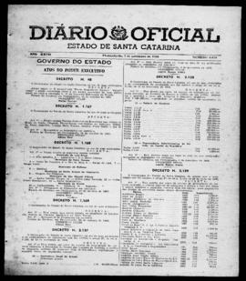 Diário Oficial do Estado de Santa Catarina. Ano 27. N° 6676 de 07/11/1960