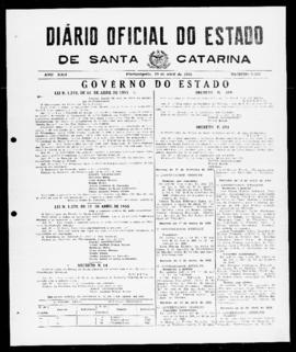 Diário Oficial do Estado de Santa Catarina. Ano 22. N° 5352 de 19/04/1955