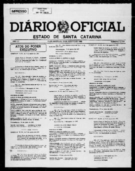 Diário Oficial do Estado de Santa Catarina. Ano 52. N° 12770 de 13/08/1985