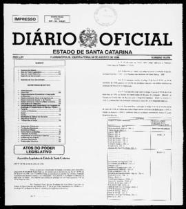 Diário Oficial do Estado de Santa Catarina. Ano 65. N° 15976 de 06/08/1998