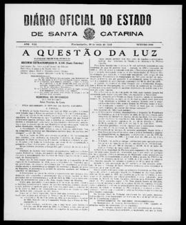 Diário Oficial do Estado de Santa Catarina. Ano 8. N° 2009 de 10/05/1941
