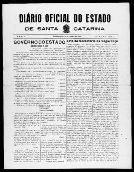 Diário Oficial do Estado de Santa Catarina. Ano 5. N° 1272 de 06/08/1938