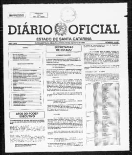 Diário Oficial do Estado de Santa Catarina. Ano 66. N° 16240 de 30/08/1999