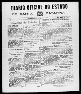 Diário Oficial do Estado de Santa Catarina. Ano 3. N° 705 de 07/08/1936