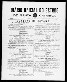 Diário Oficial do Estado de Santa Catarina. Ano 20. N° 4956 de 11/08/1953