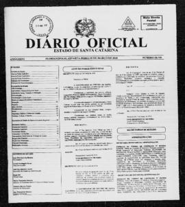 Diário Oficial do Estado de Santa Catarina. Ano 76. N° 18799 de 03/03/2010