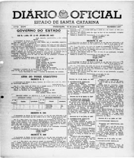 Diário Oficial do Estado de Santa Catarina. Ano 24. Nº 5897 de 16/07/1957