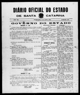 Diário Oficial do Estado de Santa Catarina. Ano 7. N° 1742 de 15/04/1940