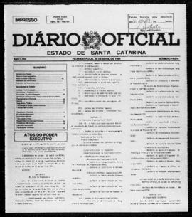 Diário Oficial do Estado de Santa Catarina. Ano 58. N° 14675 de 28/04/1993