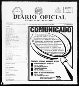 Diário Oficial do Estado de Santa Catarina. Ano 74. N° 18419 de 07/08/2008