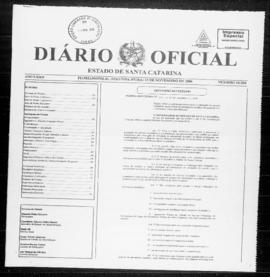 Diário Oficial do Estado de Santa Catarina. Ano 72. N° 18004 de 13/11/2006