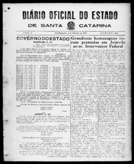 Diário Oficial do Estado de Santa Catarina. Ano 5. N° 1318 de 04/10/1938