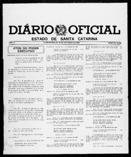 Diário Oficial do Estado de Santa Catarina. Ano 51. N° 12568 de 15/10/1984