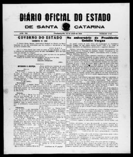 Diário Oficial do Estado de Santa Catarina. Ano 7. N° 1747 de 22/04/1940