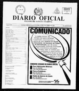 Diário Oficial do Estado de Santa Catarina. Ano 74. N° 18493 de 20/11/2008
