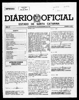 Diário Oficial do Estado de Santa Catarina. Ano 56. N° 14272 de 05/09/1991