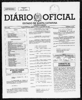 Diário Oficial do Estado de Santa Catarina. Ano 67. N° 16415 de 18/05/2000