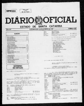 Diário Oficial do Estado de Santa Catarina. Ano 58. N° 14820 de 26/11/1993