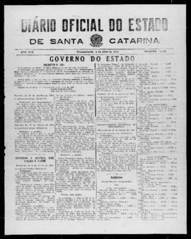 Diário Oficial do Estado de Santa Catarina. Ano 19. N° 4633 de 04/04/1952