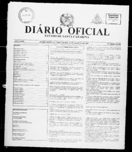Diário Oficial do Estado de Santa Catarina. Ano 73. N° 18190 de 21/08/2007