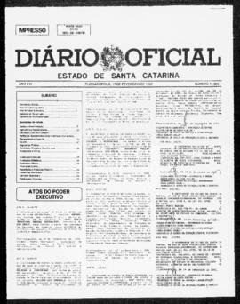 Diário Oficial do Estado de Santa Catarina. Ano 56. N° 14385 de 17/02/1992