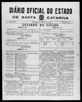 Diário Oficial do Estado de Santa Catarina. Ano 18. N° 4579 de 15/01/1952