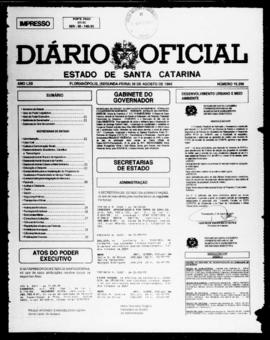 Diário Oficial do Estado de Santa Catarina. Ano 62. N° 15256 de 28/08/1995