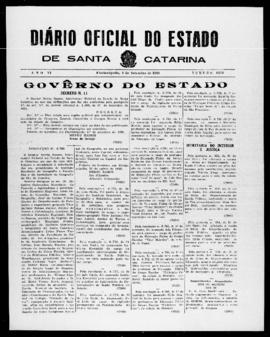 Diário Oficial do Estado de Santa Catarina. Ano 6. N° 1579 de 01/09/1939
