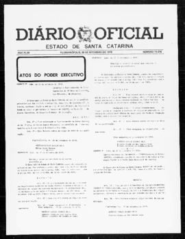 Diário Oficial do Estado de Santa Catarina. Ano 43. N° 11076 de 28/09/1978