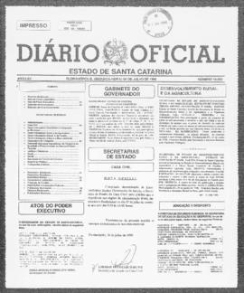 Diário Oficial do Estado de Santa Catarina. Ano 65. N° 15953 de 06/07/1998