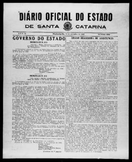 Diário Oficial do Estado de Santa Catarina. Ano 9. N° 2339 de 14/09/1942