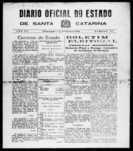 Diário Oficial do Estado de Santa Catarina. Ano 3. N° 777 de 05/11/1936
