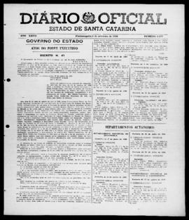 Diário Oficial do Estado de Santa Catarina. Ano 27. N° 6637 de 06/09/1960
