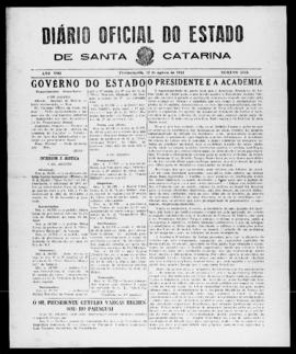 Diário Oficial do Estado de Santa Catarina. Ano 8. N° 2075 de 12/08/1941