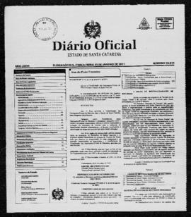 Diário Oficial do Estado de Santa Catarina. Ano 76. N° 19014 de 25/01/2011