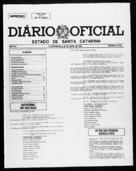 Diário Oficial do Estado de Santa Catarina. Ano 57. N° 14428 de 24/04/1992