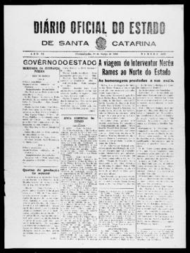 Diário Oficial do Estado de Santa Catarina. Ano 6. N° 1441 de 10/03/1939