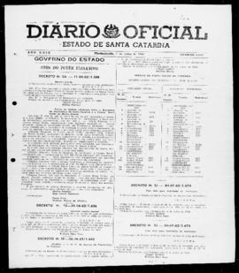 Diário Oficial do Estado de Santa Catarina. Ano 29. N° 7082 de 04/07/1962