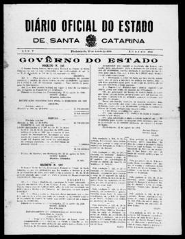 Diário Oficial do Estado de Santa Catarina. Ano 5. N° 1289 de 29/08/1938