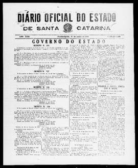 Diário Oficial do Estado de Santa Catarina. Ano 17. N° 4206 de 27/06/1950