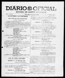 Diário Oficial do Estado de Santa Catarina. Ano 29. N° 7096 de 25/07/1962