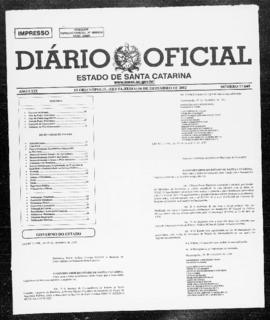 Diário Oficial do Estado de Santa Catarina. Ano 69. N° 17049 de 06/12/2002