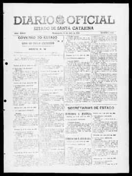 Diário Oficial do Estado de Santa Catarina. Ano 27. N° 6541 de 13/04/1960